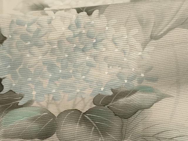 平和屋着物＊夏物　訪問着　絽　紫陽花　暈し染め　正絹　逸品　AABL2723jd