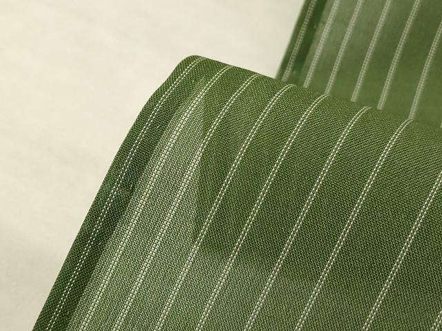 平和屋着物＊夏物　小紋　紗　縞　正絹　逸品　AABL2729jd