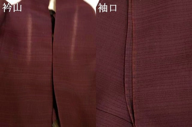 平和屋着物＊夏物　訪問着　絽　作家物　紫陽花　正絹　逸品　AABL2737jd