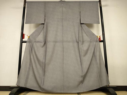 平和屋着物＊夏物　江戸小紋　絽　鮫小紋柄　正絹　逸品　AABL2751jd