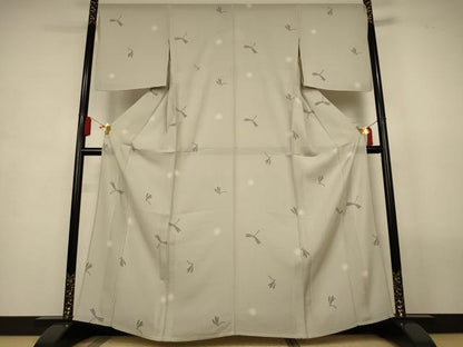 平和屋着物＊夏物　小紋　絽　勝虫　蛍暈し　やまと誂製　正絹　逸品　AABL2764jd