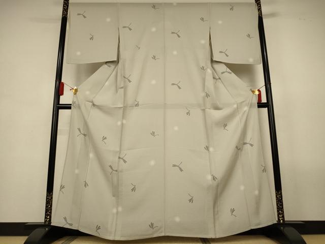 平和屋着物＊夏物　小紋　絽　勝虫　蛍暈し　やまと誂製　正絹　逸品　AABL2764jd