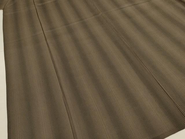 平和屋着物＊夏物　小紋　絽　縞　正絹　逸品　AABL2765jd