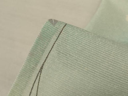 平和屋着物＊夏物　小紋　絽　枝花文　暈し染め　やまと誂製　正絹　逸品　AABL2769jd