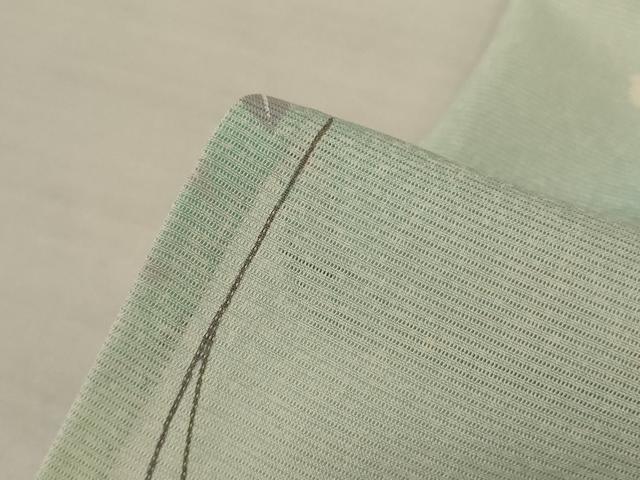 平和屋着物＊夏物　小紋　絽　枝花文　暈し染め　やまと誂製　正絹　逸品　AABL2769jd
