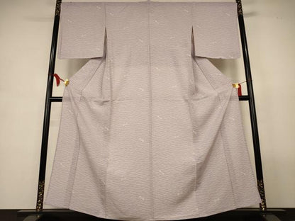平和屋着物＊夏物　小紋　絽　芝文　勝虫　正絹　逸品　AABL2788jd