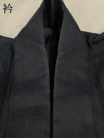 平和屋着物＊夏物　男性　本場小千谷ちぢみ　色無地　褐返色　麻　逸品　AABL2794jd