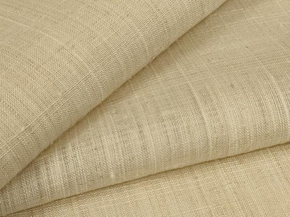平和屋着物＊夏物　生紬　紗　鳥の子色　正絹　逸品　AABL2800jd
