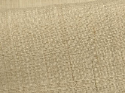 平和屋着物＊夏物　生紬　紗　鳥の子色　正絹　逸品　AABL2800jd