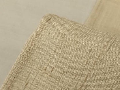 平和屋着物＊夏物　生紬　紗　鳥の子色　正絹　逸品　AABL2800jd