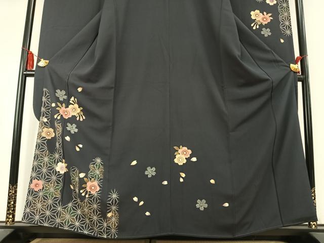 平和屋着物●豪華振袖　舞桜文　金彩　正絹　逸品　AABL2804fy