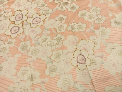 平和屋着物●豪華振袖　駒刺繍　枝梅文　金彩　やまと誂製　正絹　逸品　AABL2805fy