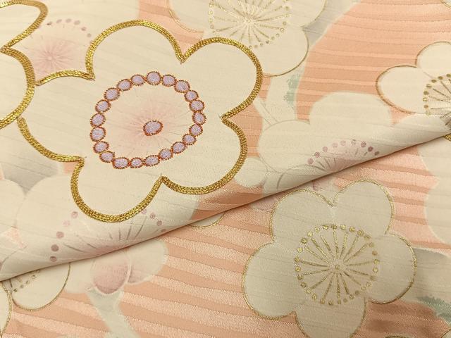 平和屋着物●豪華振袖　駒刺繍　枝梅文　金彩　やまと誂製　正絹　逸品　AABL2805fy