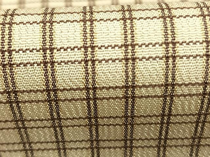 平和屋着物●上質な小紋　カシミアシルク　格子　証紙付き　正絹　逸品　未使用　AABL2808fy