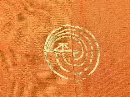 平和屋本店●アンティーク　大正ロマン　振袖　駒刺繍　草花文　暈し染め　金糸　正絹　逸品　AABL2812fy