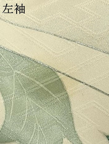 平和屋着物●豪華振袖　駒刺繍　草花文　銀彩　正絹　逸品　AABL2822fy