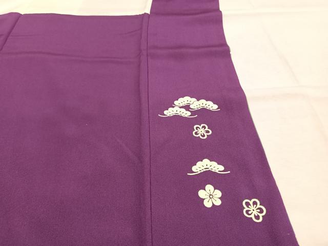 平和屋着物●金彩友禅　卓越技能者・名工・和田光正　振袖　糸車花文　暈し染め　金銀彩　正絹　逸品　AABL2837fy