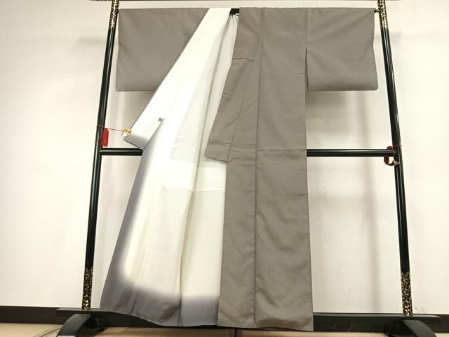 平和屋着物●上質な小紋　作家物　網目文　正絹　逸品　AABL2845fy
