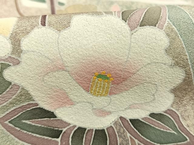 平和屋着物●訪問着　草花文　暈し染め　正絹　逸品　AABL2861fy