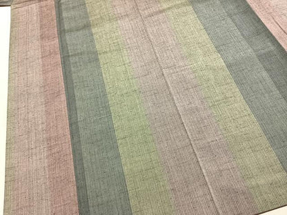 平和屋着物●上質な紬　間道　正絹　逸品　AABL2865fy