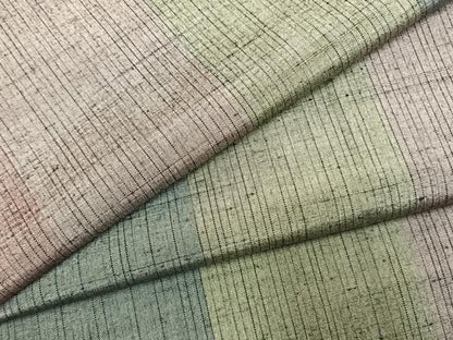 平和屋着物●上質な紬　間道　正絹　逸品　AABL2865fy