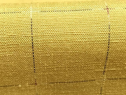 平和屋着物●上質な紬　格子　やまと誂製　正絹　逸品　未使用　AABL2866fy