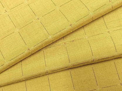平和屋着物●上質な紬　格子　やまと誂製　正絹　逸品　未使用　AABL2866fy