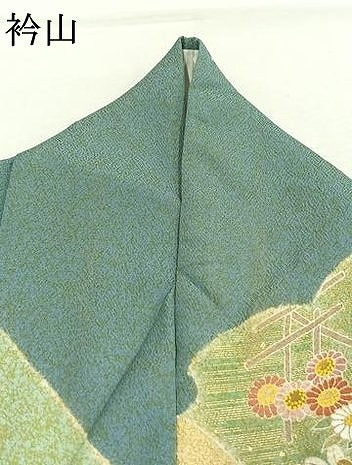 平和屋着物●京友禅の第一人者　松井青々　訪問着　絞り　駒刺繍　花鳥文　金銀彩　正絹　逸品　AABL2877fy