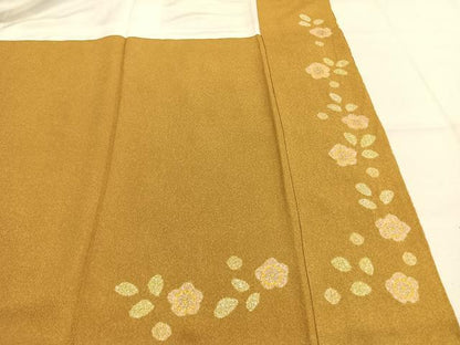 平和屋着物●京友禅の第一人者　松井青々　訪問着　絞り　駒刺繍　花鳥文　金銀彩　正絹　逸品　AABL2877fy