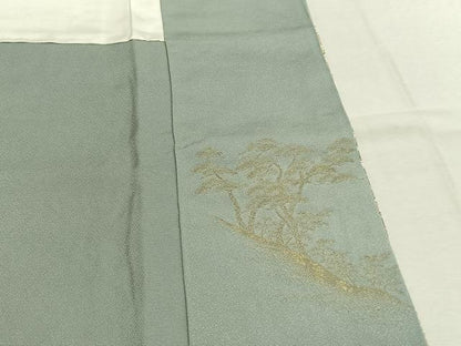 平和屋着物●豪華色留袖　寿光織　京洛絵巻　暈し染め　金糸　正絹　逸品　AABL2884fy