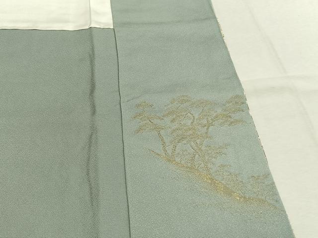 平和屋着物●豪華色留袖　寿光織　京洛絵巻　暈し染め　金糸　正絹　逸品　AABL2884fy