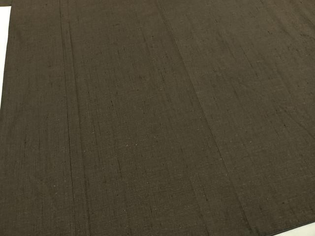 平和屋着物●男性　紬　霞文　正絹　逸品　AABL2885fy