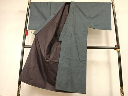平和屋着物●男性　本場大島紬　アンサンブル　100亀甲　総詰め　正絹　逸品　AABL2892fy