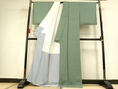 平和屋着物●江戸小紋　鮫小紋柄　正絹　逸品　AABL2900fy
