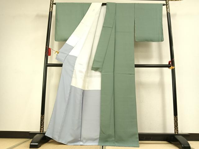 平和屋着物●江戸小紋　鮫小紋柄　正絹　逸品　AABL2900fy