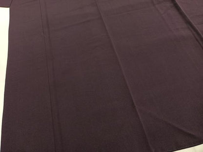平和屋着物●上質な色無地　似せ紫色　正絹　逸品　AABL2901fy