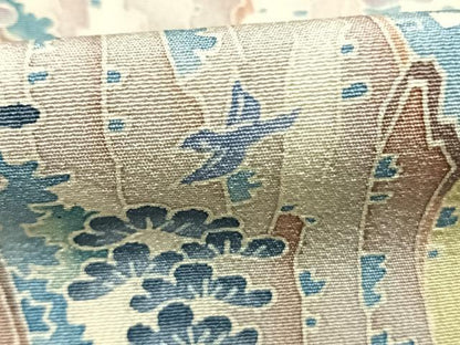 平和屋着物●本加賀友禅作家　浅野冨治男　色留袖　風景文　暈し染め　証紙付き　正絹　逸品　AABL2904fy