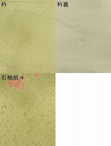 平和屋着物●訪問着　松　立波花文　暈し染め　金彩　正絹　逸品　AABL2915fy