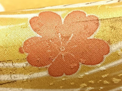 平和屋着物●訪問着　松　立波花文　暈し染め　金彩　正絹　逸品　AABL2915fy