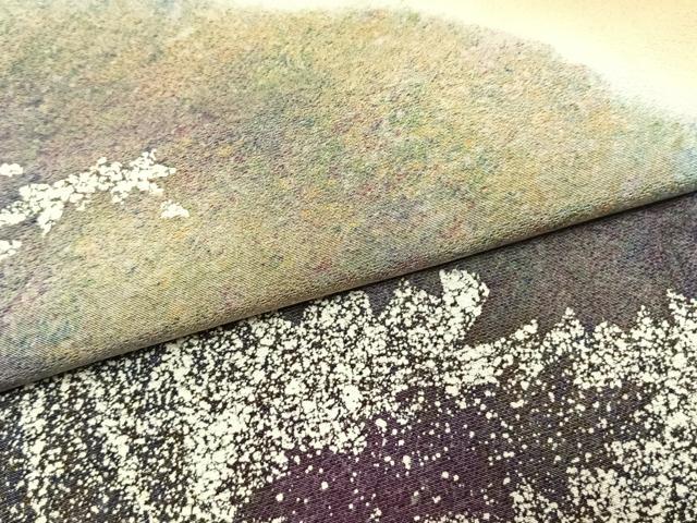 平和屋着物●訪問着　作家物　風景文　暈し染め　正絹　逸品　AABL2916fy