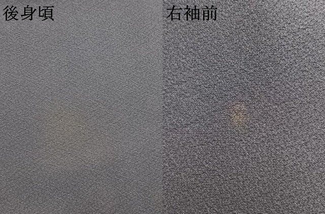 平和屋着物●上質な色無地　鳩羽色　正絹　逸品　AABL2924fy