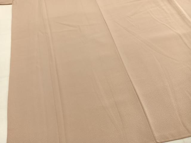 平和屋着物●上質な色無地　灰梅色　正絹　逸品　未使用　AABL2930fy