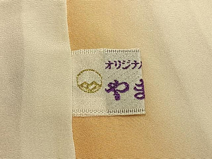 平和屋着物●訪問着　絞り　草花文　暈し染め　金彩　やまと誂製　正絹　逸品　AABL2932fy