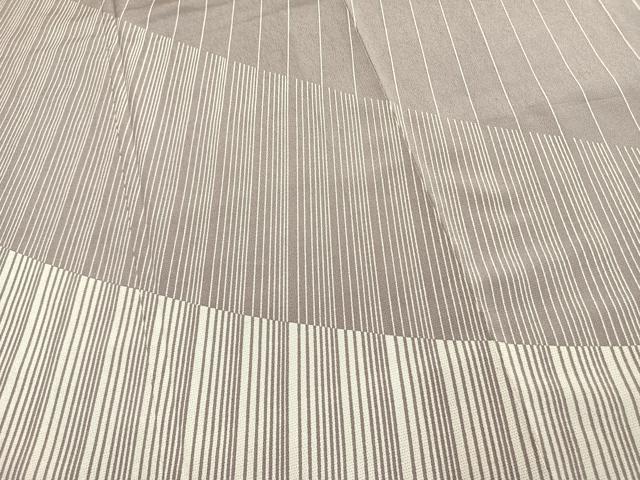 平和屋着物●訪問着　本塩沢　やまだ織　抽象文様　正絹　逸品　AABL2940fy