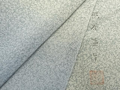 平和屋着物●東京友禅　熊谷温　訪問着　霞文　暈し染め　鬼しぼ縮緬　正絹　逸品　AABL2966fy
