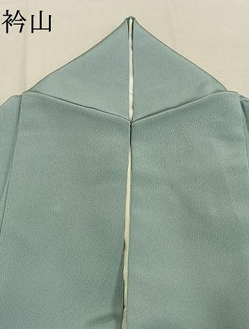平和屋着物●上質な色無地　白藍色　正絹　逸品　AABL2967fy