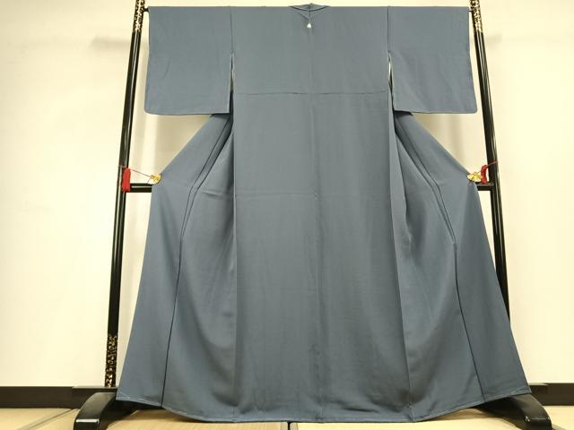平和屋着物●上質な色無地　薄花色　正絹　逸品　未使用　AABL2969fy