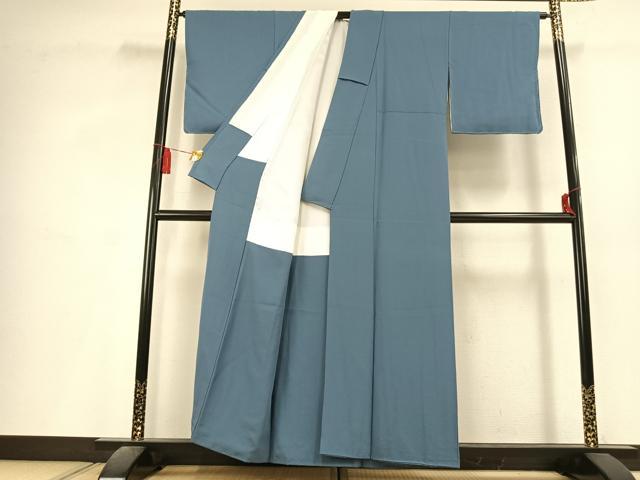 平和屋着物●上質な色無地　薄花色　正絹　逸品　AABL2975fy