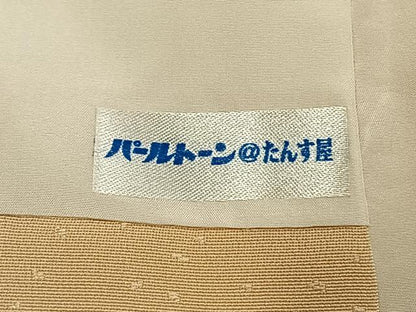 平和屋着物●豪華色留袖　駒刺繍　草花文　金彩　正絹　逸品　AABL2982fy