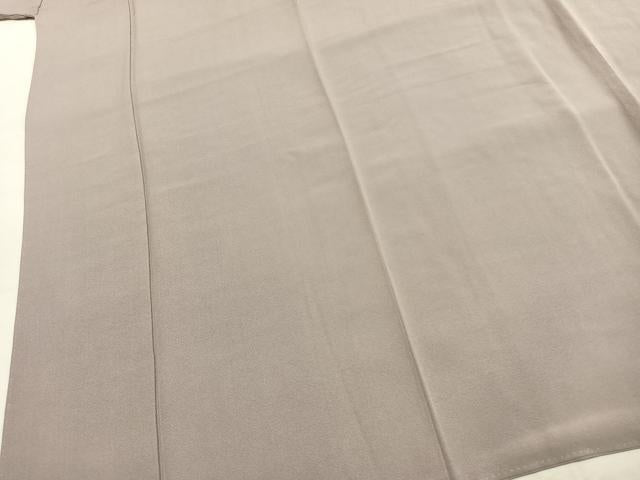 平和屋着物●上質な色無地　作家物　本草木染　霞色　正絹　逸品　未使用　AABL3005fy
